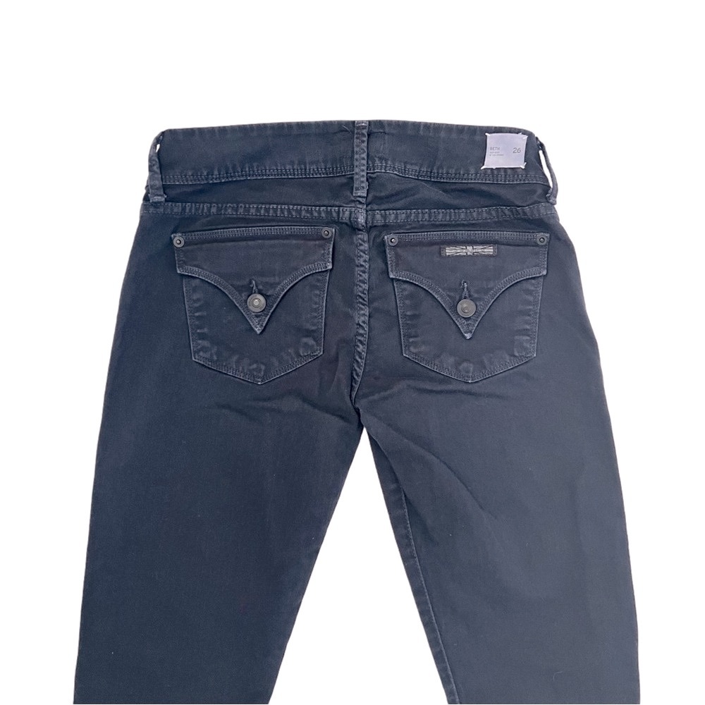 Hudson Beth Dark Blue Wash Baby Bootcut Flared Jean Jeans 26 S - Picture 5 of 13